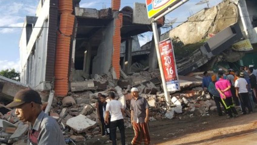 Temblor en Indonesia terminó con la vida de casi cien personas