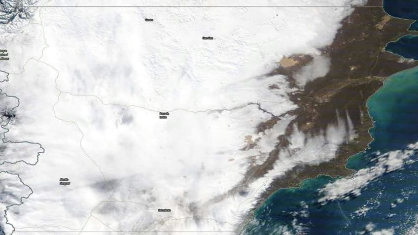 Fuertes nevadas en Chubut y Santa Cruz aislaron a decenas de localidades